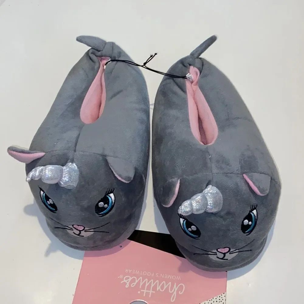 Chatties Kittycorn cat unicorn Slippers Shoes Size 10/11